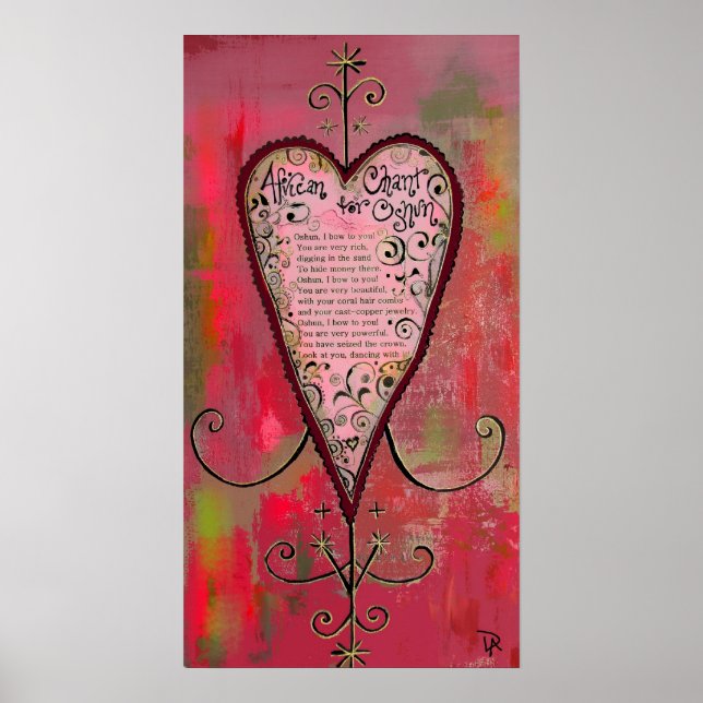Poster Chant africain pour Oshun (Devant)