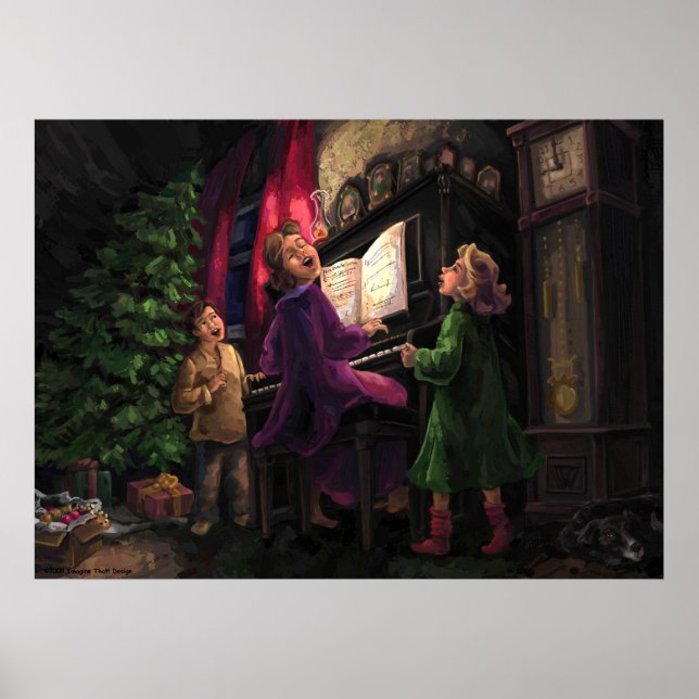 Poster Chant de Noël le long (Devant)