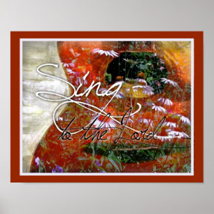 Poster Chante à l'affiche du seigneur