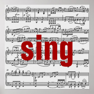 Poster chanter