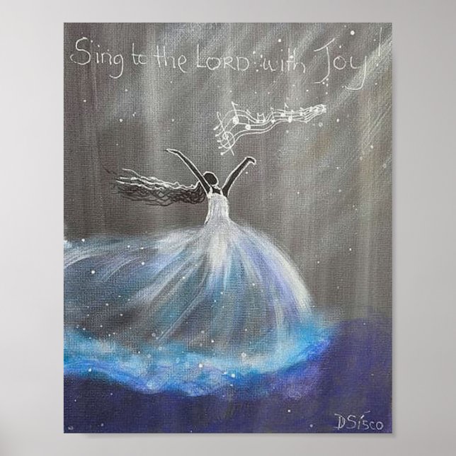 POSTER CHANTER AVEC JOIE À L'ÉTERNEL (Devant)