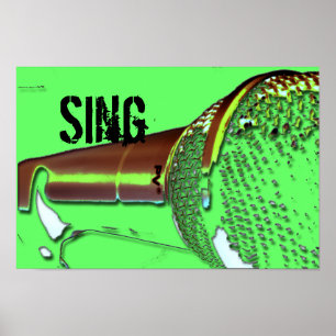 Poster chantez l'affiche