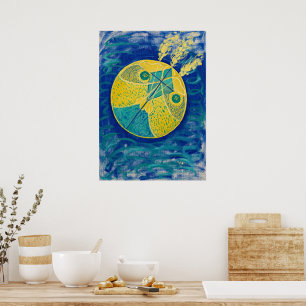 Poster Chaos Primordial, 1906-1907 par Hilma af Klint