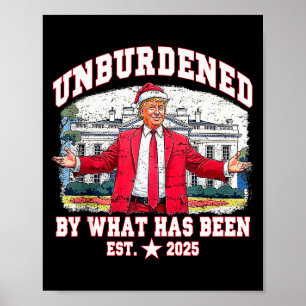 Poster Chapeau De Noël Rétro Santa Trump Délesté De Ce