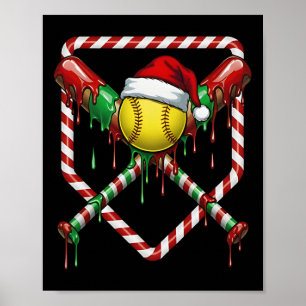 Poster Chapeau de Père Noël Softll Christmas Crème Glacée