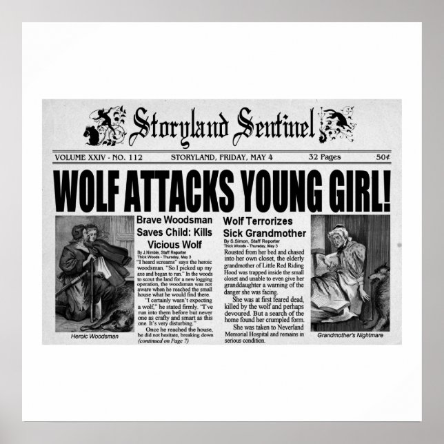 Poster Chapeau rouge (Devant)