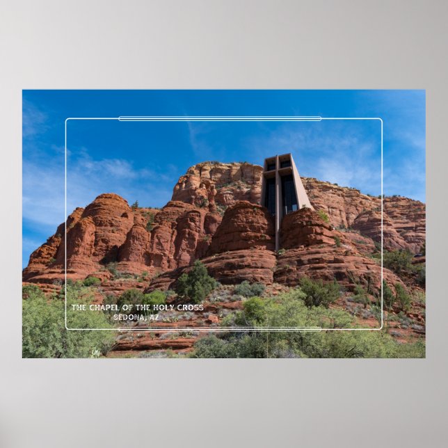 Poster Chapelle de la Sainte Croix, Arizona (Devant)