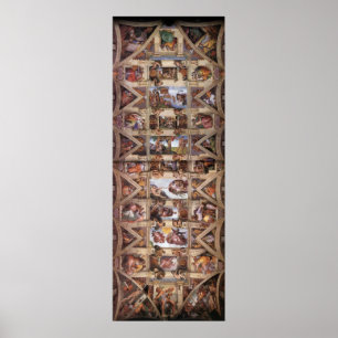 Poster Chapelle Sixtine Plafond