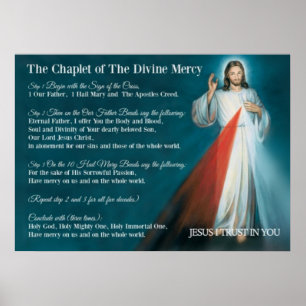 Poster Chaplet de miséricorde divine