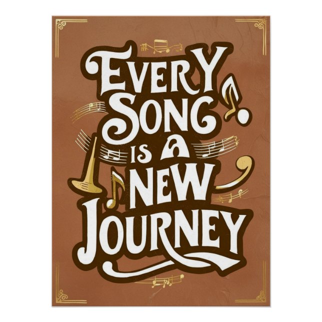 Poster Chaque Chanson Est Un Nouveau Voyage (Devant)
