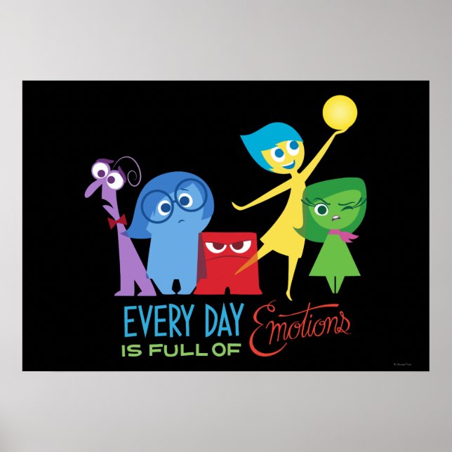 Poster Chaque jour est plein d'émotions (Devant)