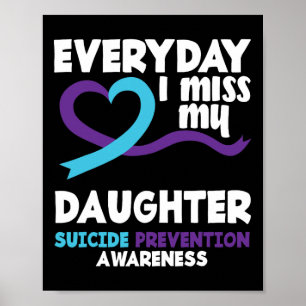 Poster Chaque Jour Ma Fille Prévention Suicide Awa Me Man