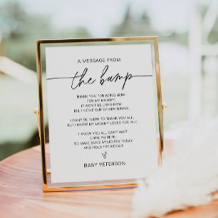 Poster CHAQUE LEIGH Un Message Du Signe Bump