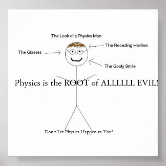 Poster Chaque professeur de physique
