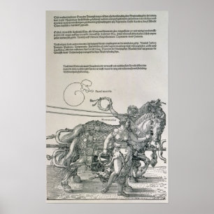 Poster Char triomphal d'empereur Maximilian I