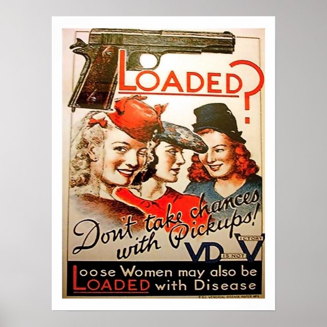 Poster Chargé ? Ne prends pas le risque de prendre des fi (Devant)