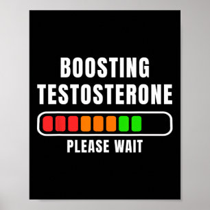 Poster Chargement de la testostérone boostée