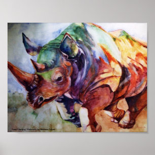 Poster Chargement Rhino-Continue Chargement!