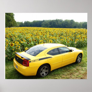 Poster Chargeur Dodge 2006 Banane Top R/T