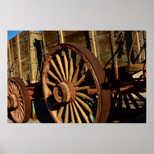 Poster Chariot de train antimule