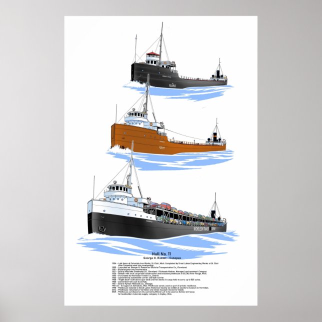 Poster Chariot des Grands Lacs Histoire du Canopus (Devant)