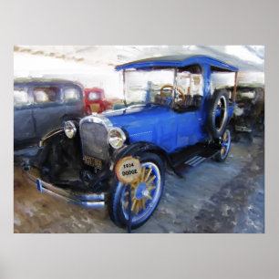 Poster Chariot exprès de 1924 Dodge