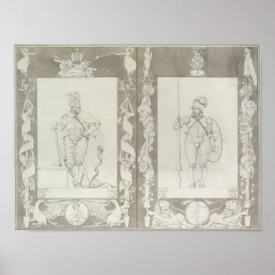 Poster Charlemagne et Heymon, 1804-5