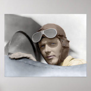 POSTER CHARLES 1928 LINDBERGH