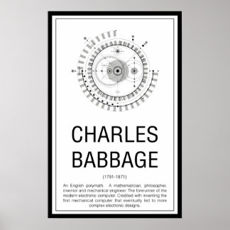 Poster Charles Babbage