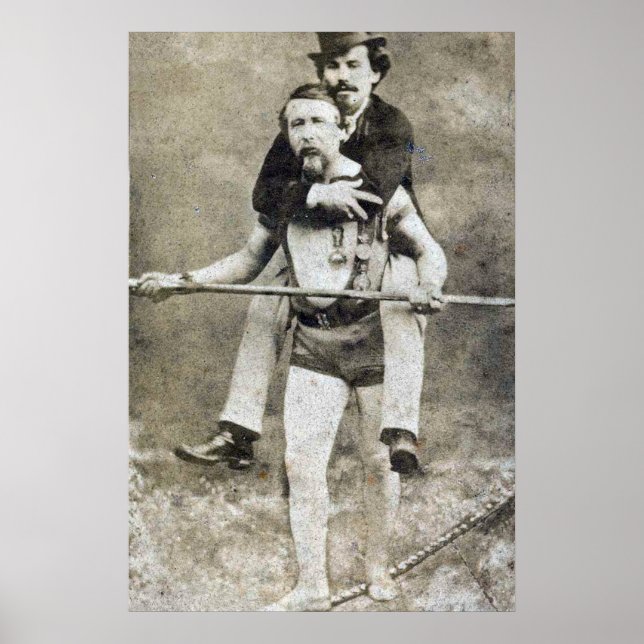 Poster Charles Blondin - Acrobat (Devant)