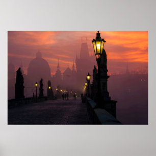 Poster Charles Bridge Prague