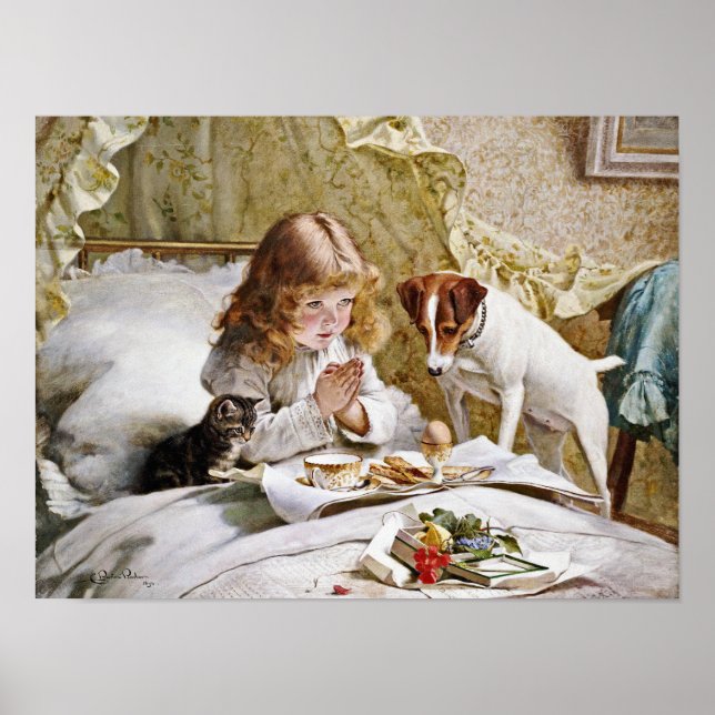 Poster Charles Burton Barber - Suspense (Devant)