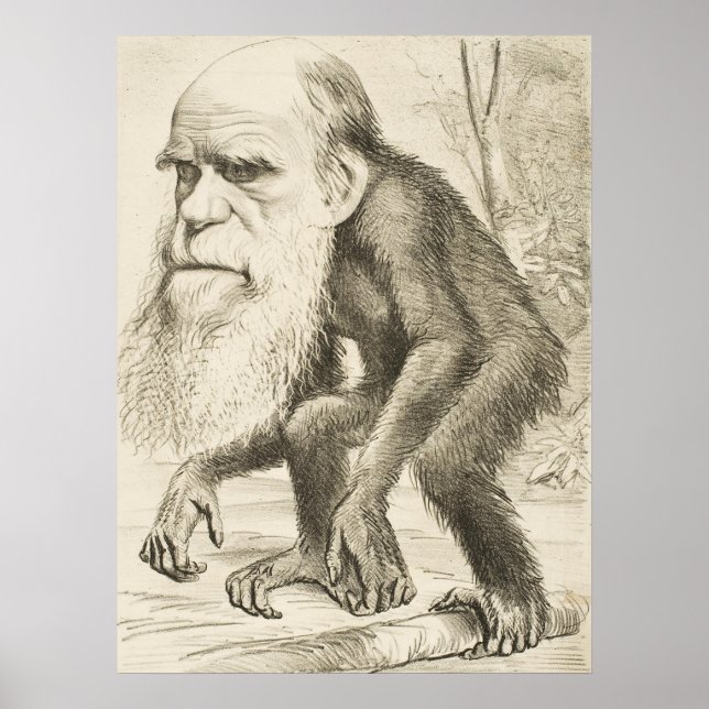 Poster Charles Darwin (Devant)