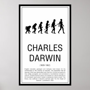 Poster Charles Darwin