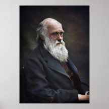 Charles Darwin 1878 Colorisé