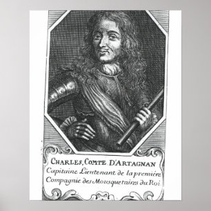 Poster Charles de Montesquiou Comte d'Artagnan