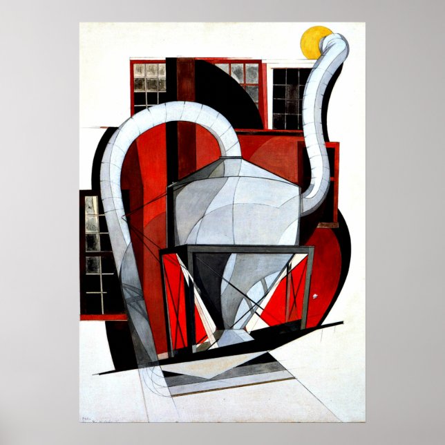Poster Charles Demuth : Machinerie (Devant)