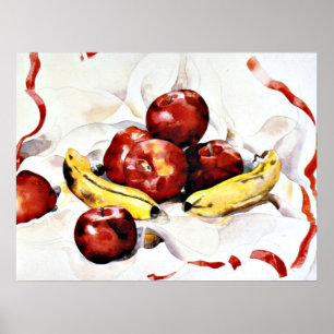 Poster Charles Demuth - Pommes et bananes