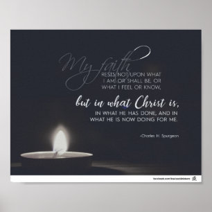 Poster Charles H. Spurgeon - dans le Christ seul