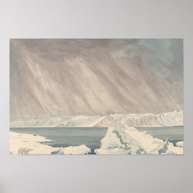 Poster Charles Hamilton Smith - Spitzbergen, (Devant)