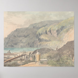 Poster Charles Hamilton Smith - Vue sur un lac