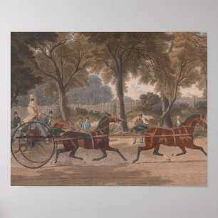 Poster Charles Hunt - Match de Trot extraordinaire