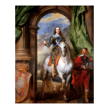 Charles I à cheval par Van Dyck