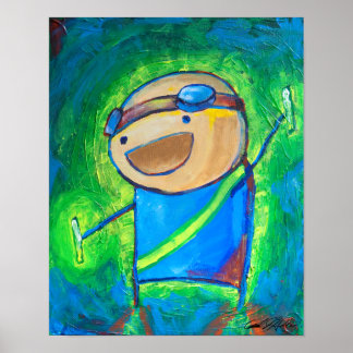Poster Charles le Raver 12x15"