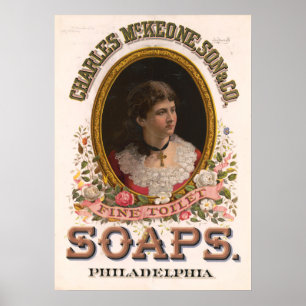 Poster Charles McKeone, Son & Co., Antique Soap Ad