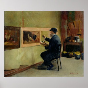 Poster Charles Philippe Gevens, beau-père de l'artiste