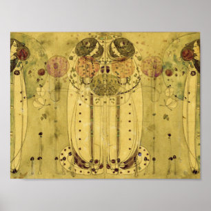Poster Charles Rennie Mackintosh - La Wassail