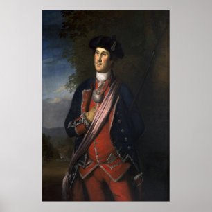 Poster Charles Willson Peale / George Washington - 1772 /