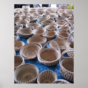 Poster Charleston SC Sweetgrass Paniers Imprimer