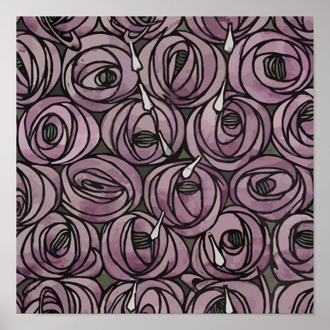 POSTER CHARLIE RENNIE MACKINTOSH (Devant)